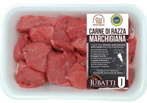 Bocconcini bovino adulto di razza Marchigiana IGP