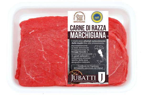 Fettina sceltissima bovino adulto di razza Marchigiana IGP