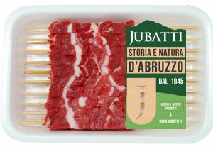 Arrosticini d'Abruzzo di ovino adulto