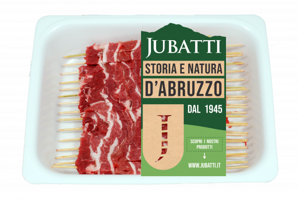 Arrosticini d'Abruzzo di ovino adulto conf. fam.