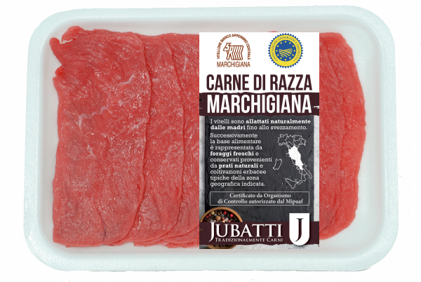 Carpaccio bovino adulto di razza Marchigiana IGP