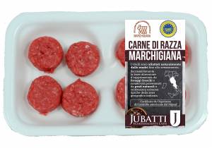 Mini burger bovino adulto di razza Marchigiana IGP 