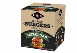 Box hamburger 6*200 gr bovino adulto hereford 