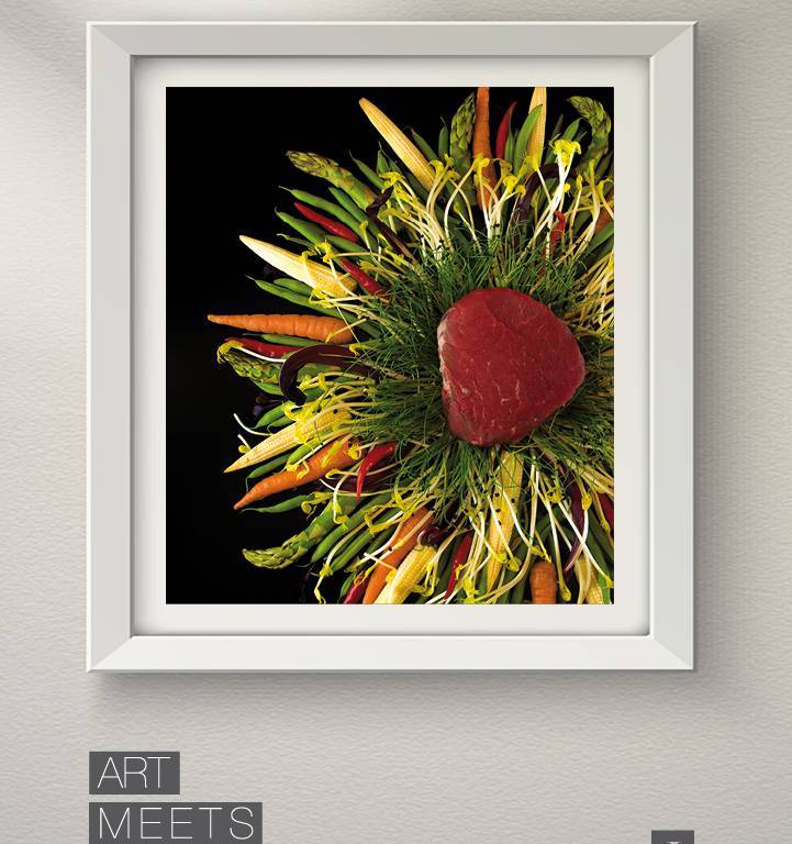 [arte] Art Meets Meat - Calendario Jubatti 2017