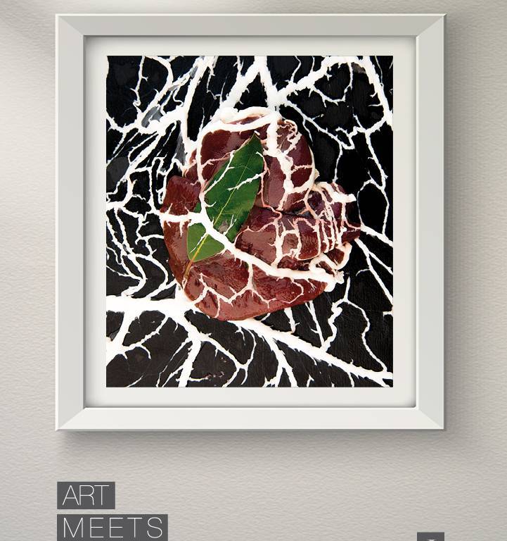 [arte] Art Meets Meat - Calendario Jubatti 2017