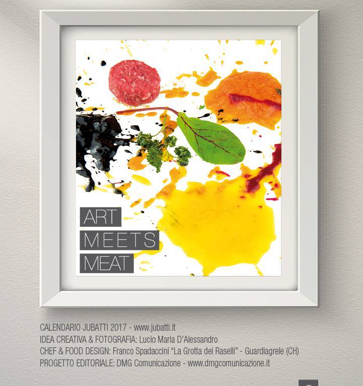 [arte] Art Meets Meat - Calendario Jubatti 2017