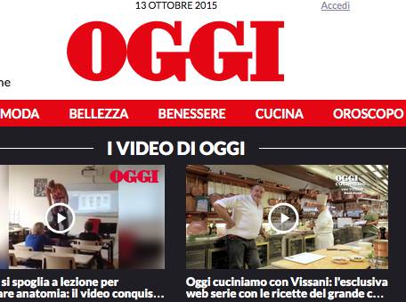 Jubatti testimonial nelle ricette del magazine RCS 