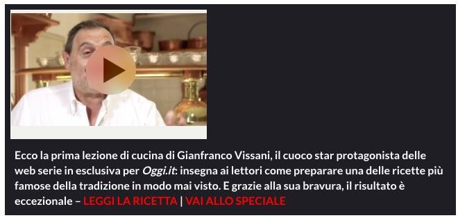 Oggi cuciniamo con Vissani, 1^ puntata 