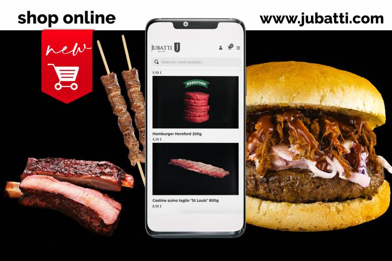 Online l'ecommerce di Jubatti Carni!